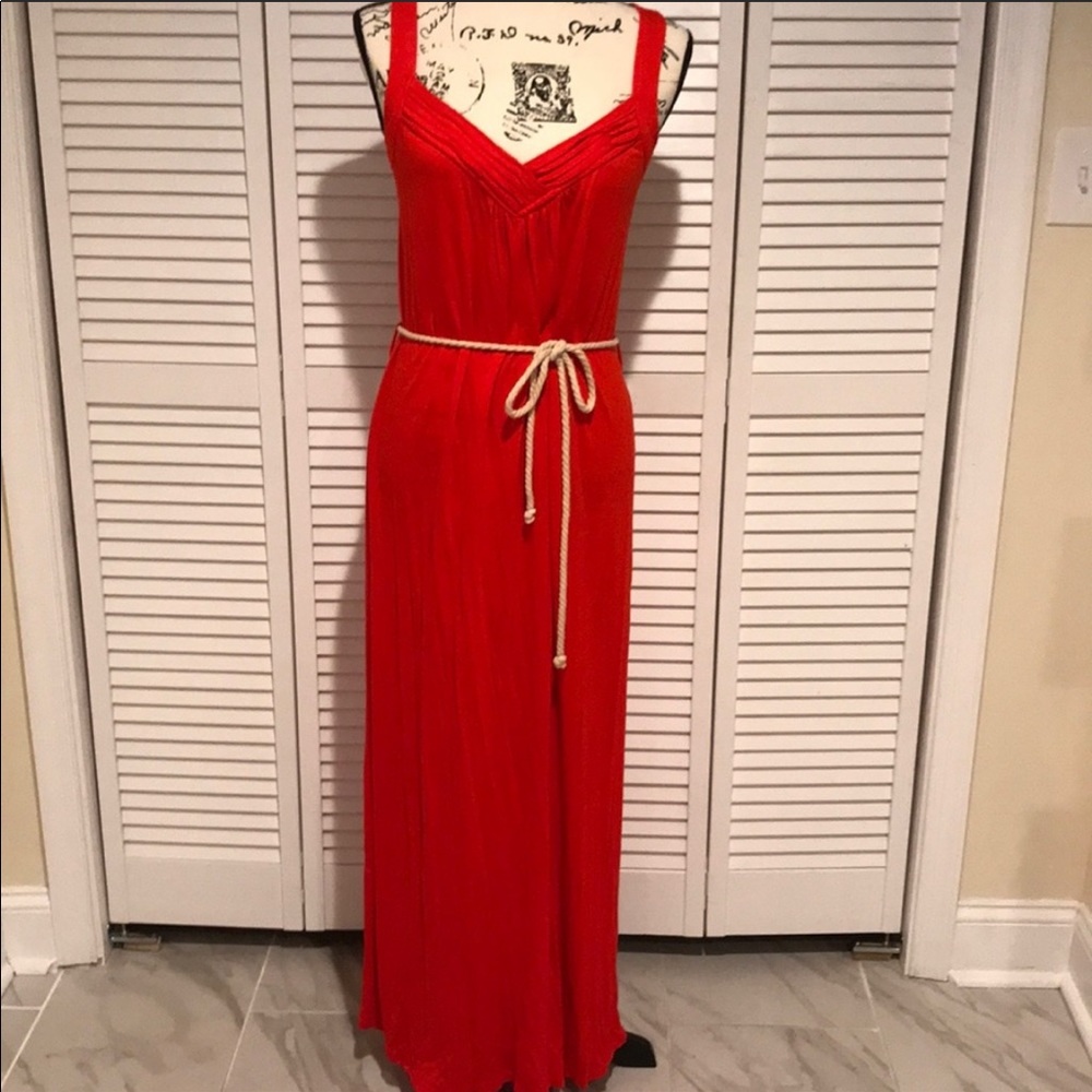 Lady in red